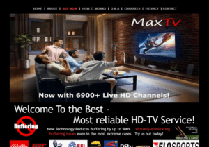 max tv website
