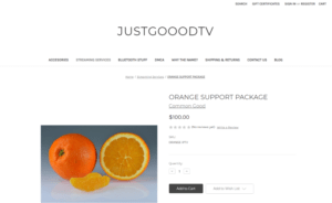 orange tv website