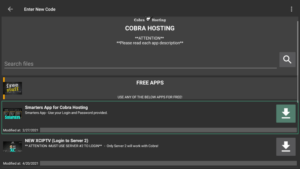cobra media service filelinked