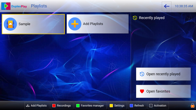 DuplexPlay IPTV necessitates an M3U URL from your current IPTV provider to create a playlist.