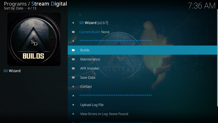 Click Stream Digital Wizard for Luxray Kodi build