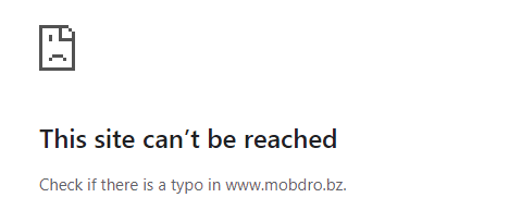 When visiting the Mobdro Website, you will observe the screen below.
