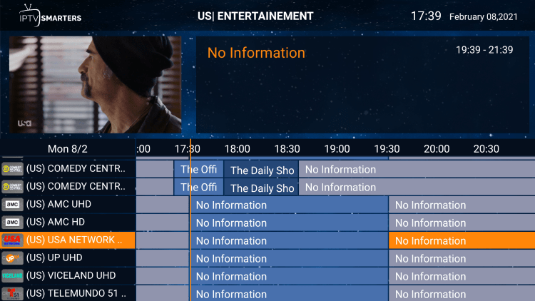There is also a user-friendly electronic program guide (EPG) in ResleekTV for those who prefer this layout.