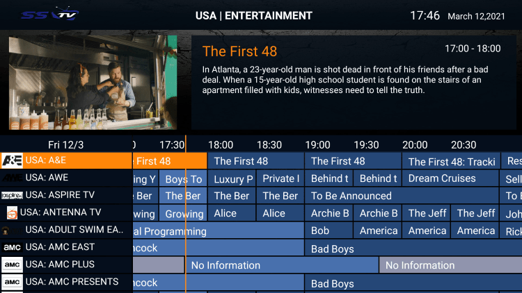 The service likewise offers a user-friendly electronic program guide (EPG) for those who prefer this layout.