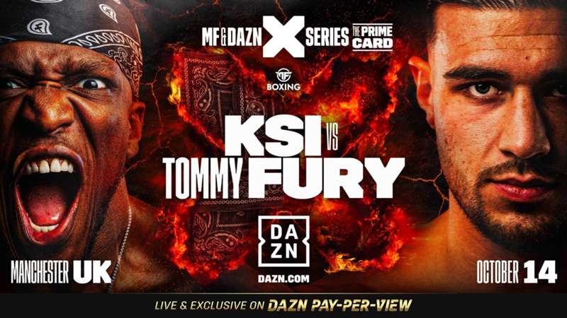 A step-by-step tutorial for easily live streaming the KSI vs Tommy Fury match on any device.